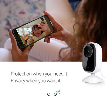 Arlo Essential Indoor Wired Security Camera