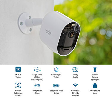 Arlo Pro 5S 2K - 1 kit, white