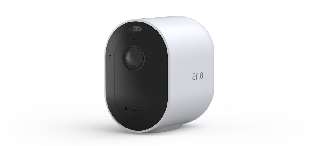 Arlo camera animation with pulsing siren waves
