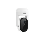 Arlo Essential Pan Tilt Outdoor 1 Cam, in white, facing right