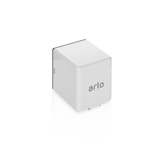 Rechargeable Battery for Arlo Go, in white, facing right