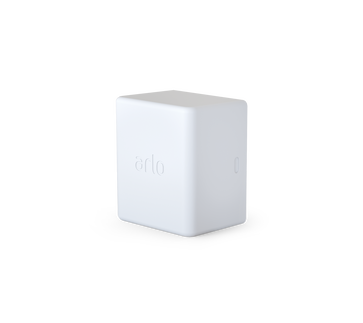 Arlo Rechargeable Battery, in white, facing left
