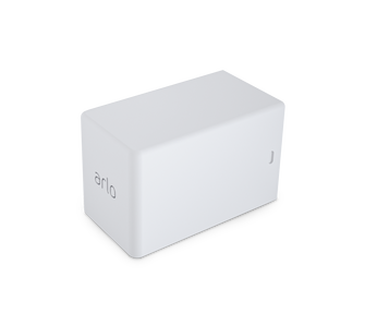 Arlo XL Rechargeable Battery, in white, facing left